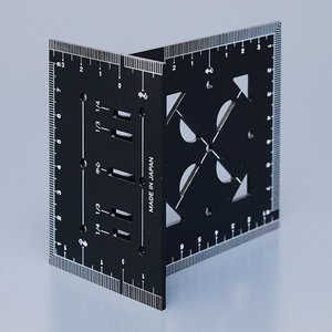 [CHESCO] 체스코 목공용 측정자 TR-24 / T자 / 쉽고 빠른 마킹 / 직각, 45도, 센터마킹