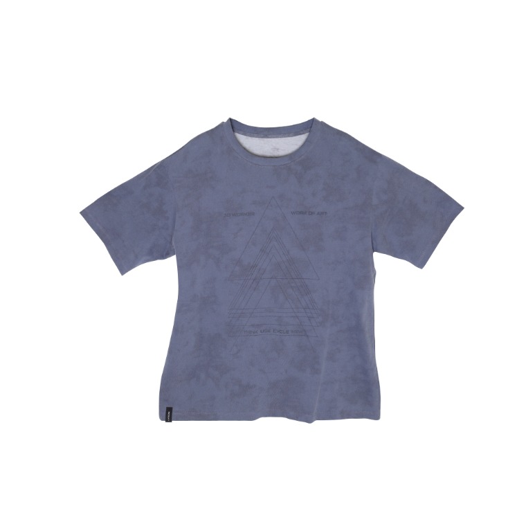 [SOBIT FASHION] 쏘비트_패션 트라이앵글 티셔츠 (ASH BLUE)