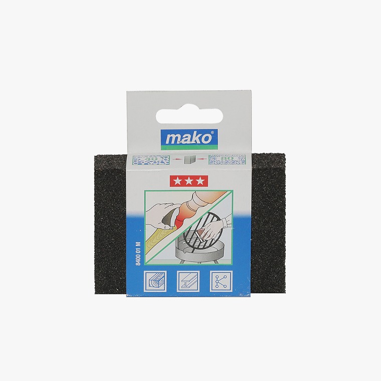 [MAKO] 마코 샌딩 스펀지 8400 01 / 거친면 고운면 표면조정 가종연마 4면 사용